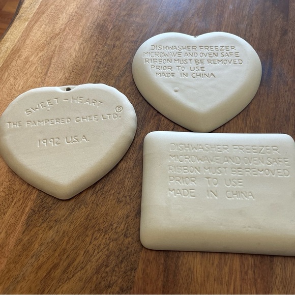 Cookie Press Stoneware Pampered Chef ‘92 & Unbranded Vintage Valentine Easter - Picture 5 of 9